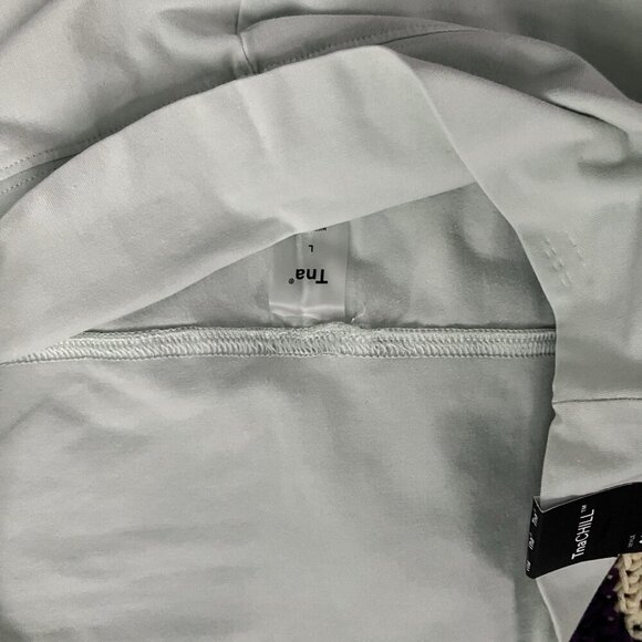 TNA CHILL Atmosphere Ankle Leggings Womens L NWT Green Yoga Running - Picture 4 of 8